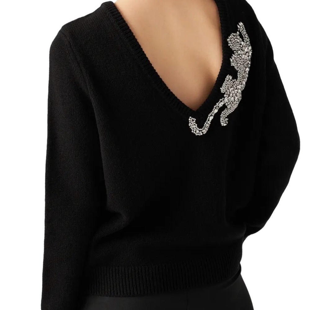 B&SH low back embellished sweater